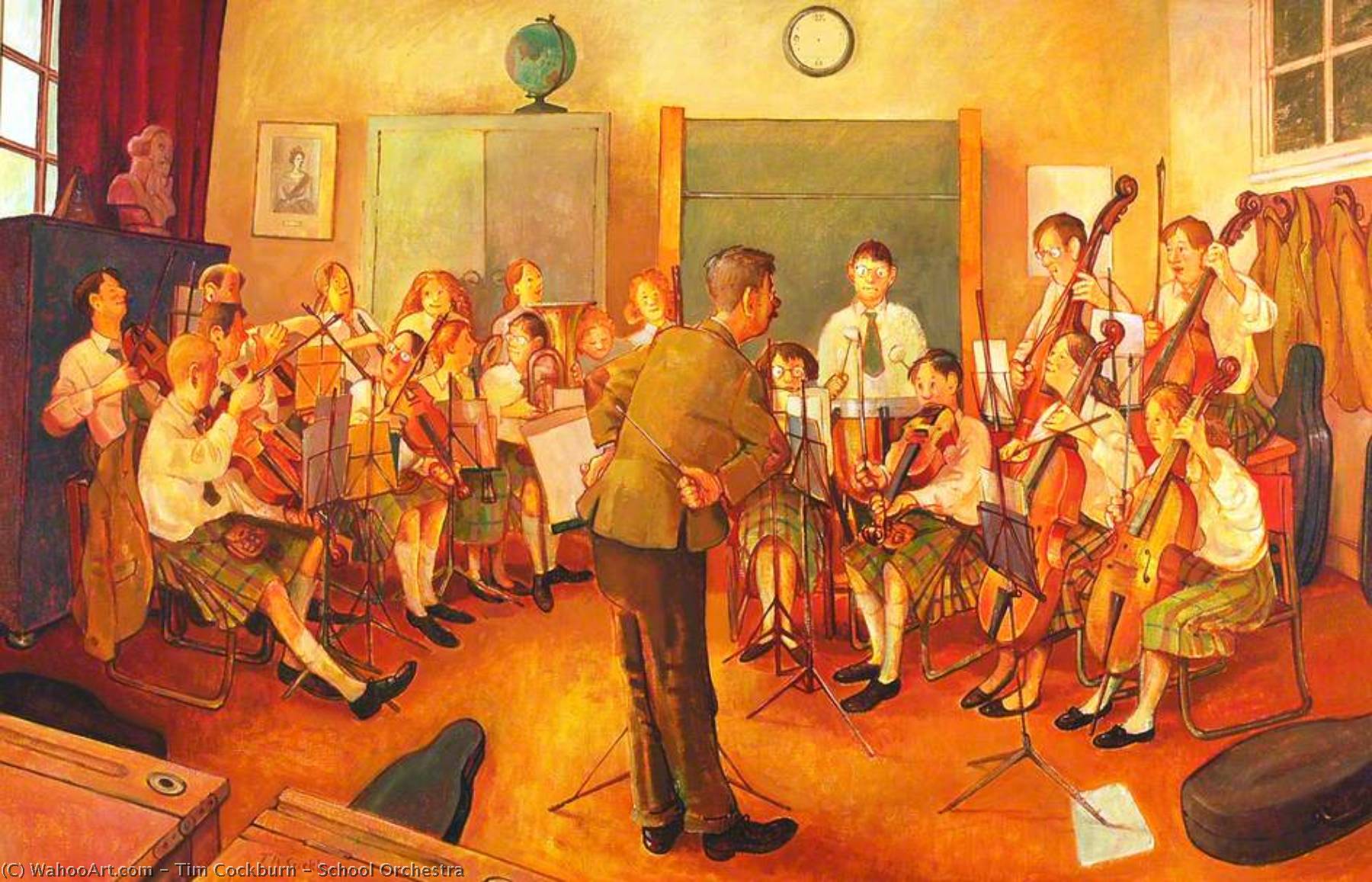 Музыканты оркестр живопись 19 века